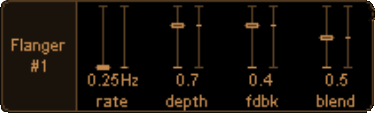 Flanger unit interface