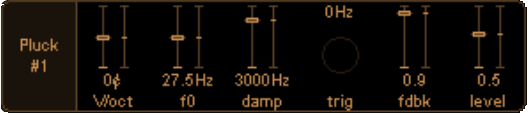 Pluck unit interface