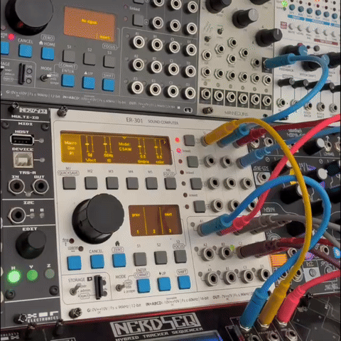 mPorts units running on the ER-301 Sound Computer